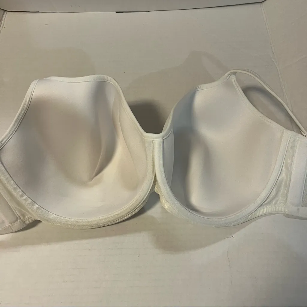 Cacique Bra Creamy White Smooth Lightly Lined Balconette Bra Sz 38H NWT - Image 11