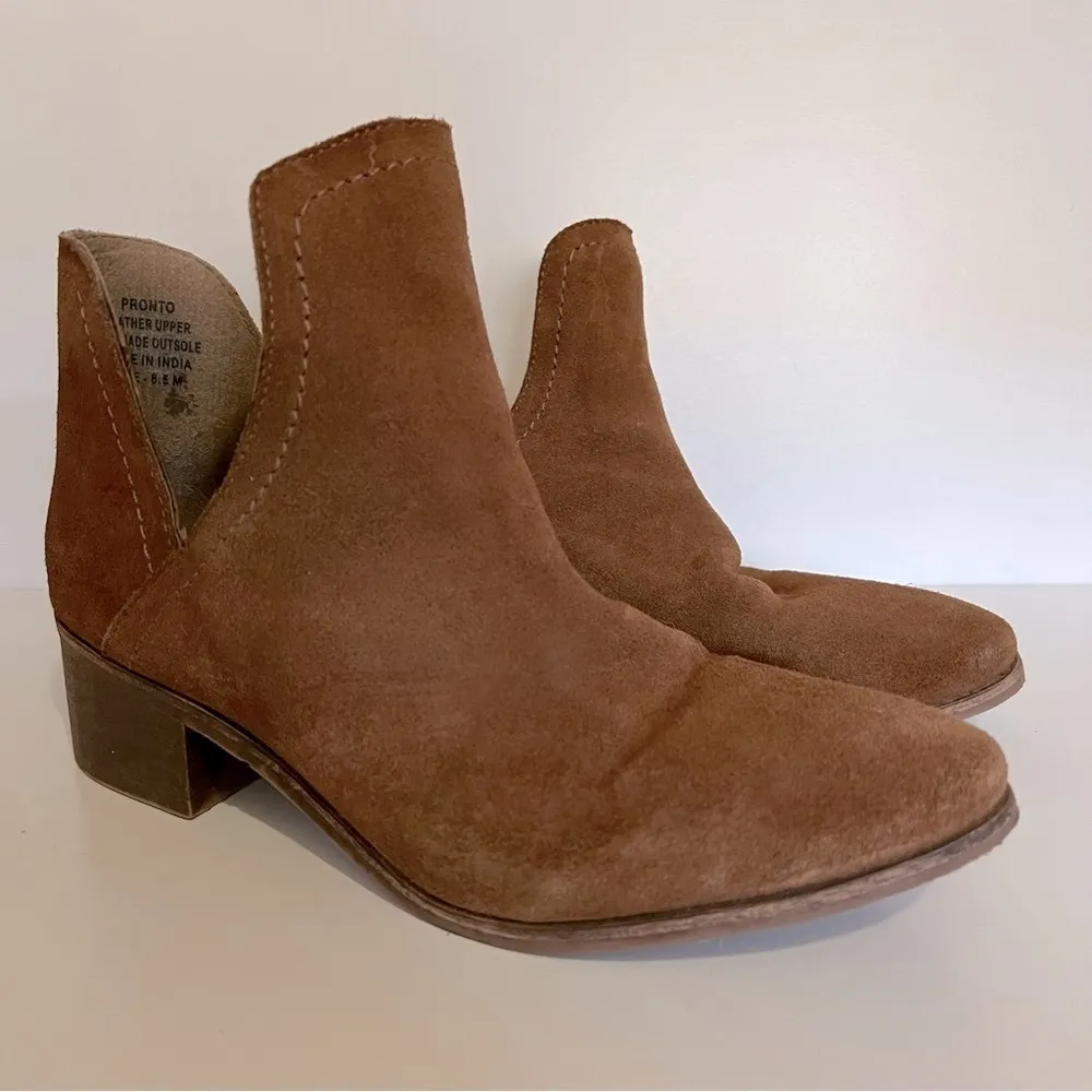 Coconuts By Matisse Pronto‎ Brown Suede Leather Boots - Image 2