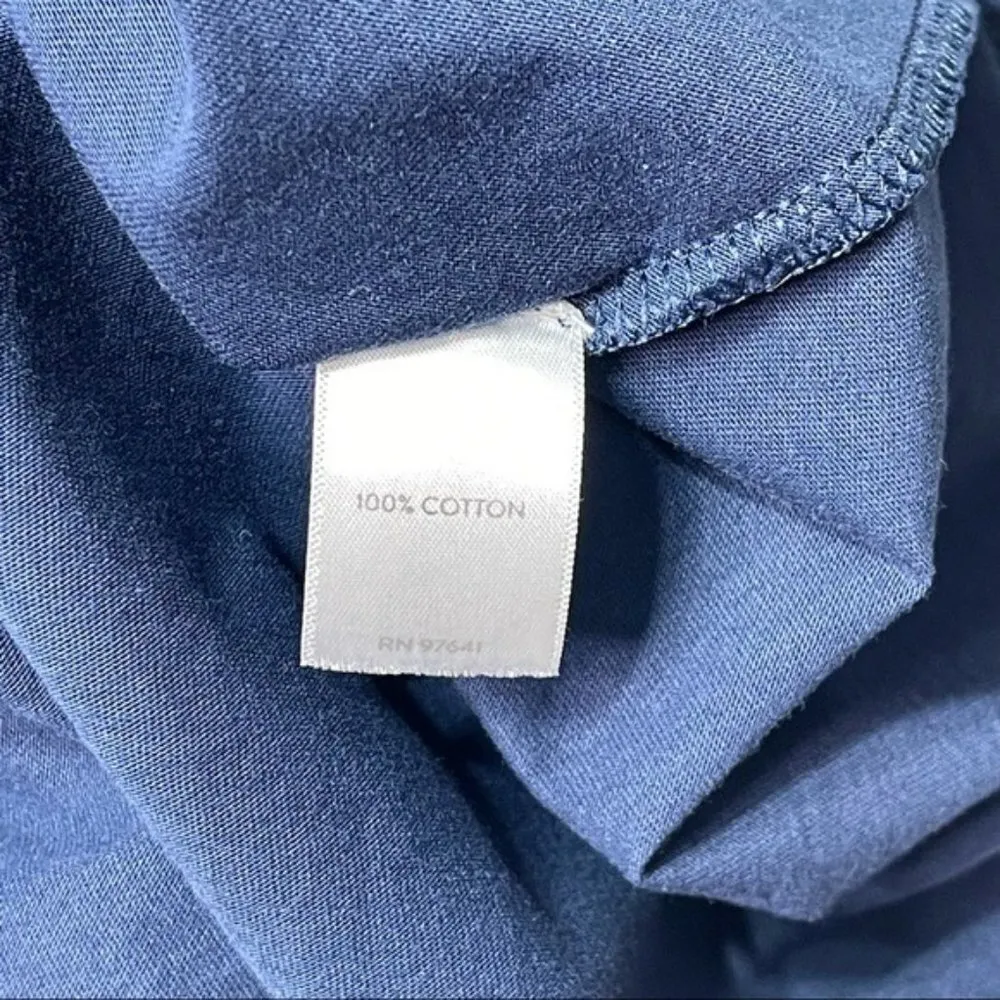 J.Jill Layered Cotton Tank Top Pure Jill Navy Blue Small - Image 11