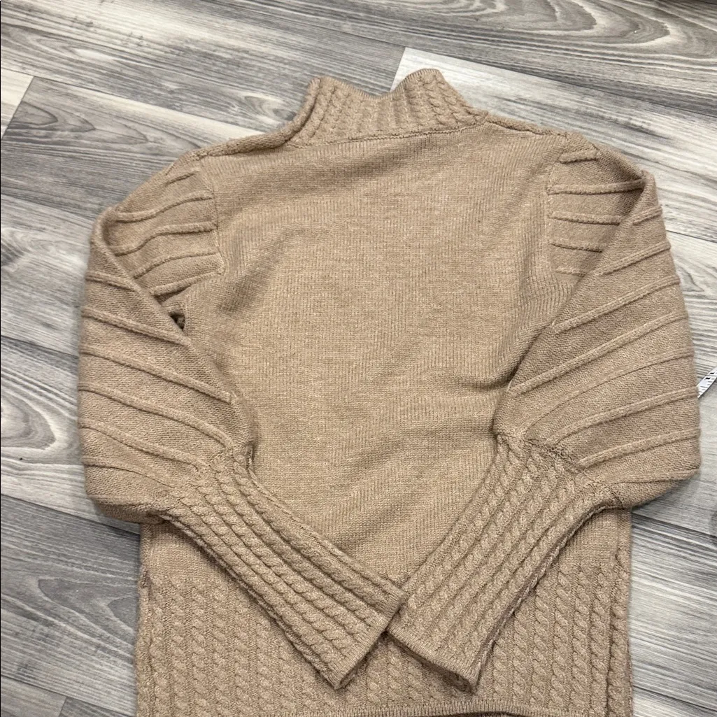 Catherine Malandrino Beige Turtleneck Sweater size XS - Image 8