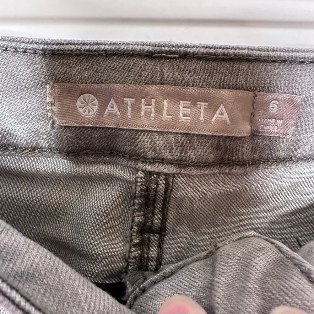 ATHLETA Gray Sculptek Skinny Jeans Size 6 - Image 12