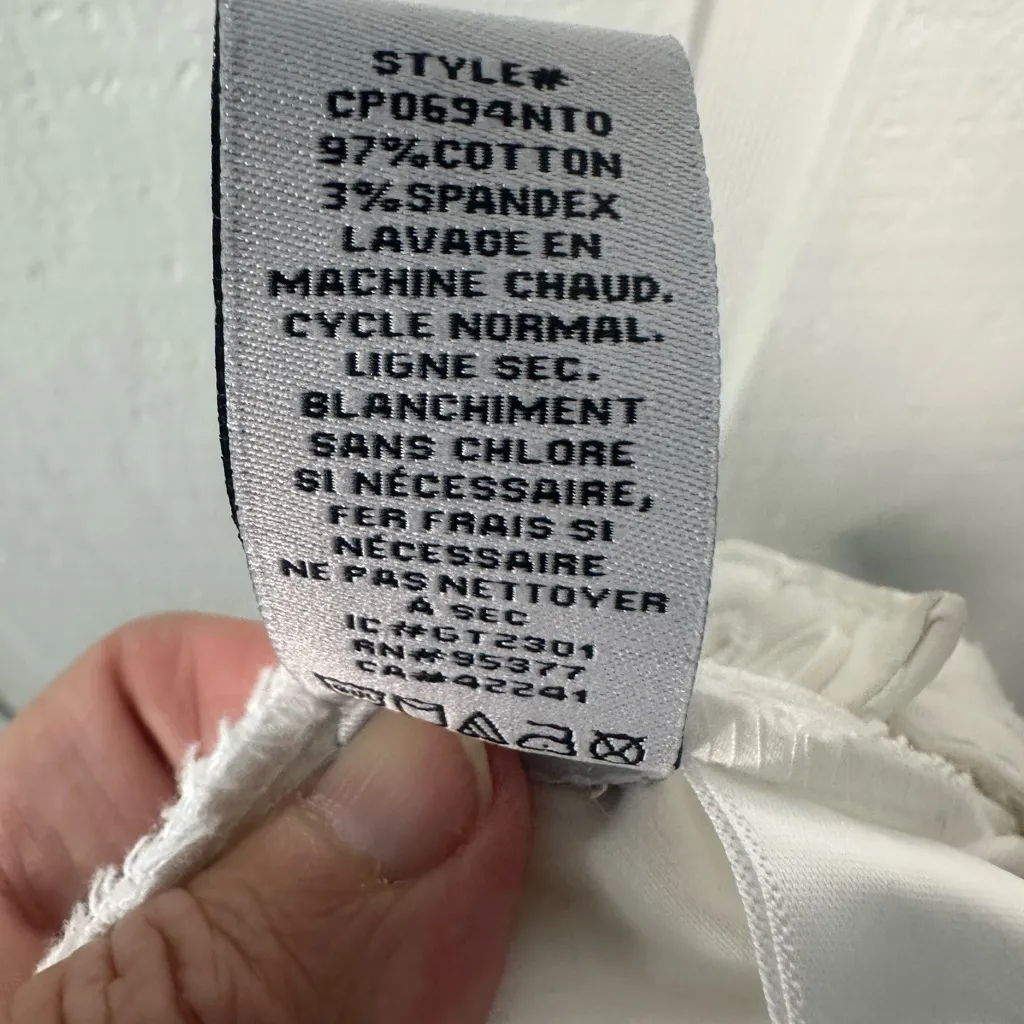 Sanctuary Women’s White Cargo Pants Size 28 NWT - Image 9