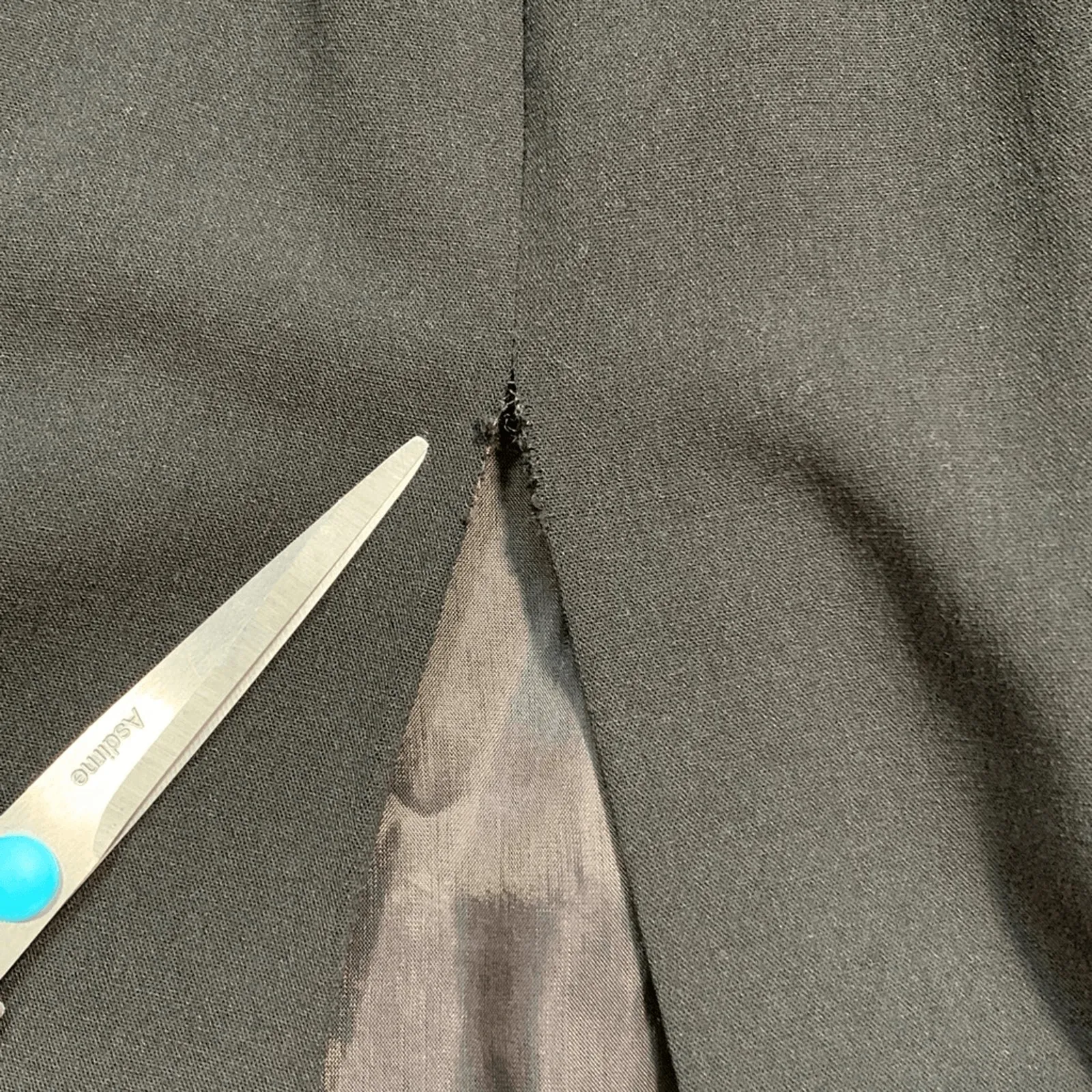 Vintage 90s Giorgio Armani Classico Black Wool Skirt IT 50 Made in Italy Skirt - Image 12