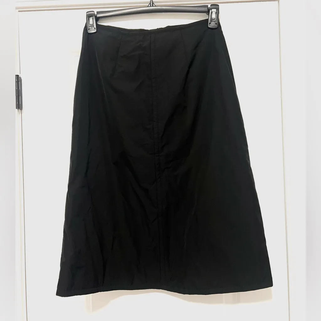 COS NWT  Black Zipper Front Skirt - Image 4