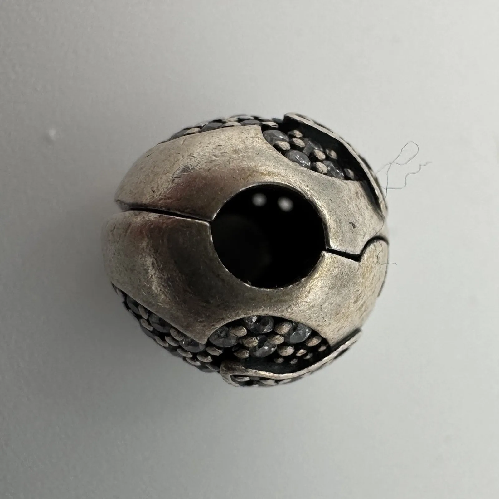 RETIRED Pandora Disney Minnie Mouse Clip Charm S925 ALE CZ Authentic 791450CZ - Image 3