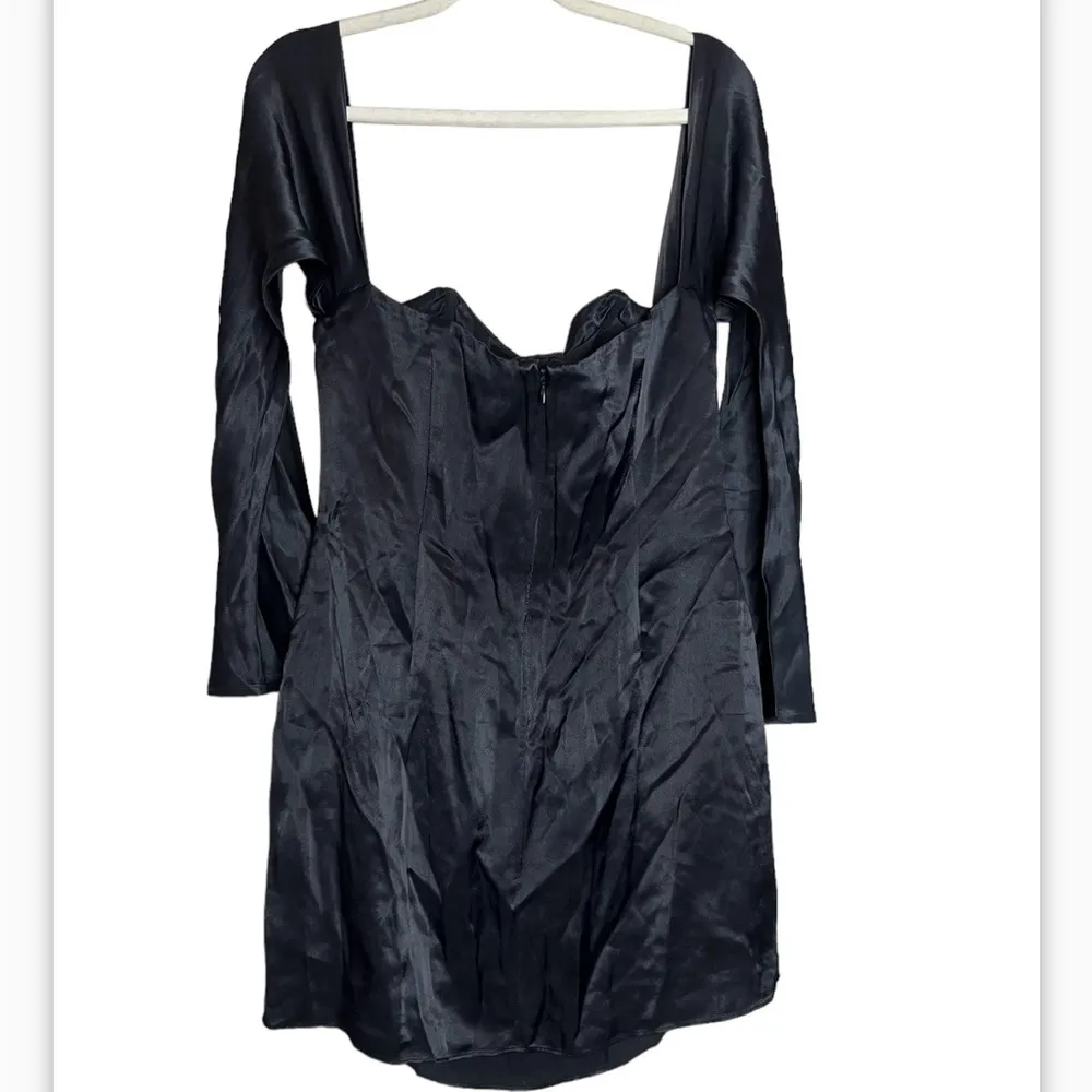 NEW Camila Coelho Charlie Mini Dress in Black size XL - Image 6
