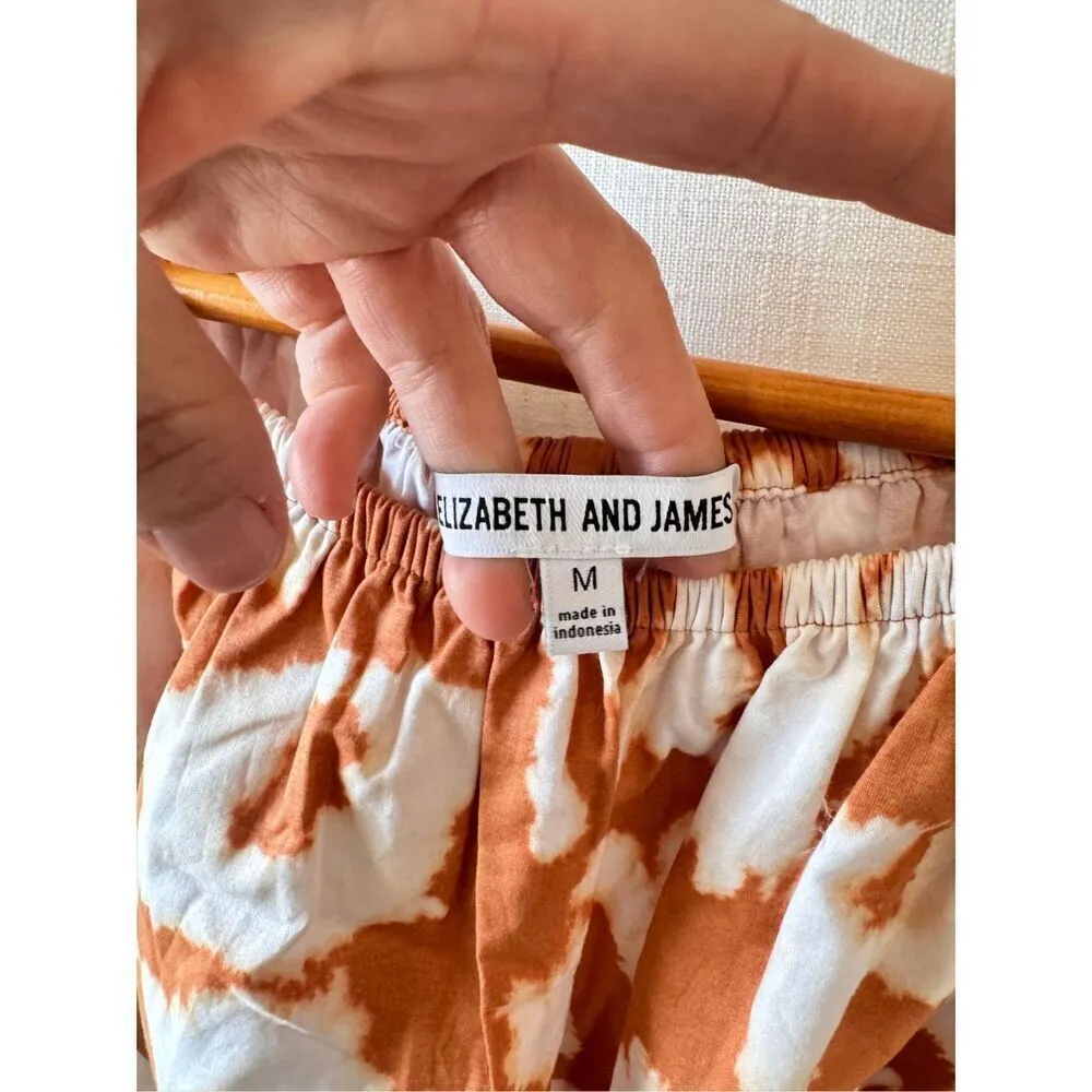 Elizabeth & James Uptown Dayglow Cotton Long Sleeved Dress Size Medium - Image 3