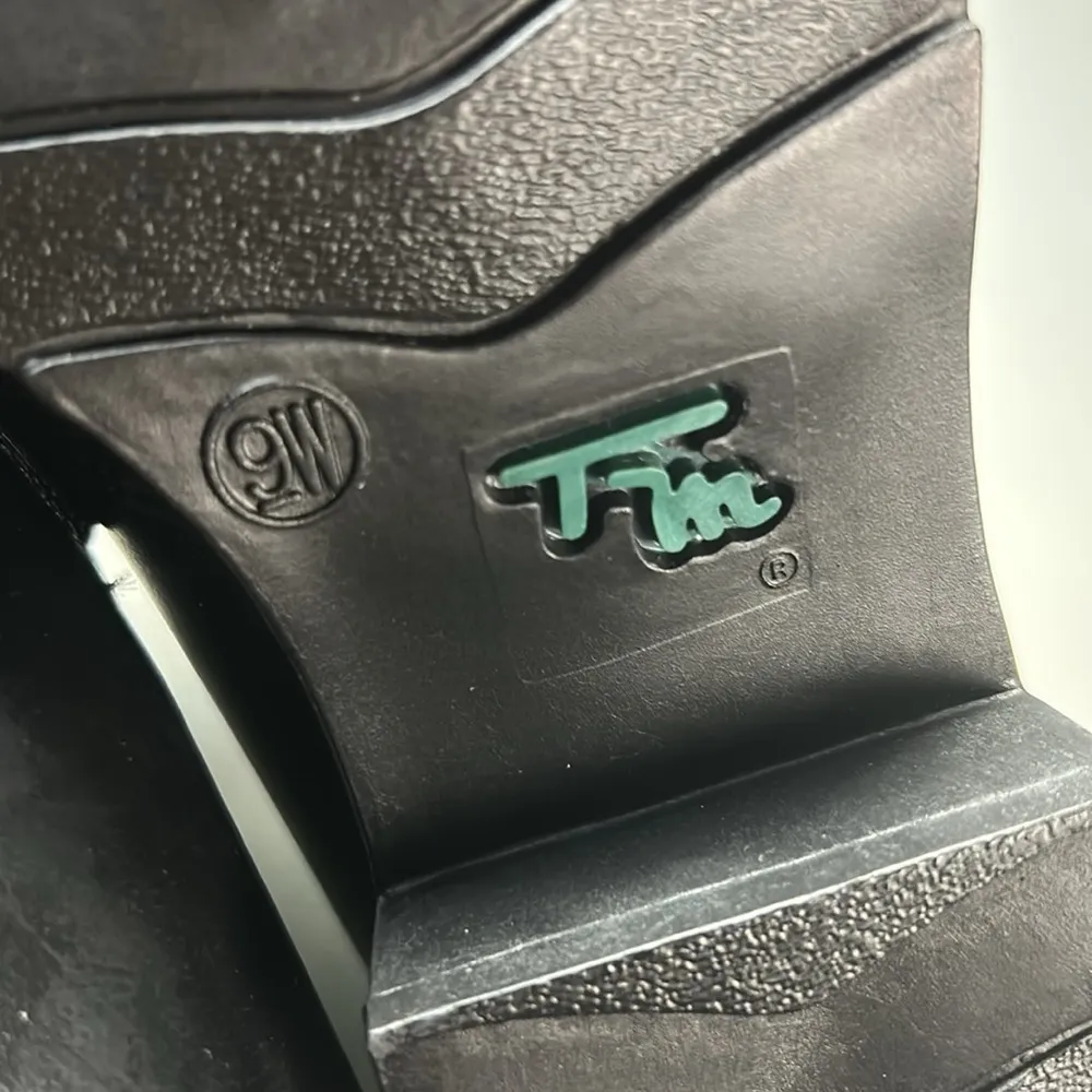 Thom McAn Shoes Women’s Size 9 W Thom McAn Black Leather Loafers - Image 10