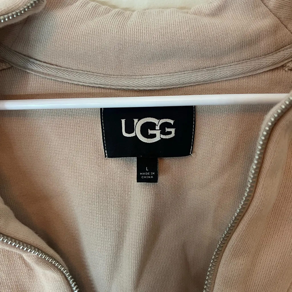 UGG Beige Zip-Up Jacket - Image 2