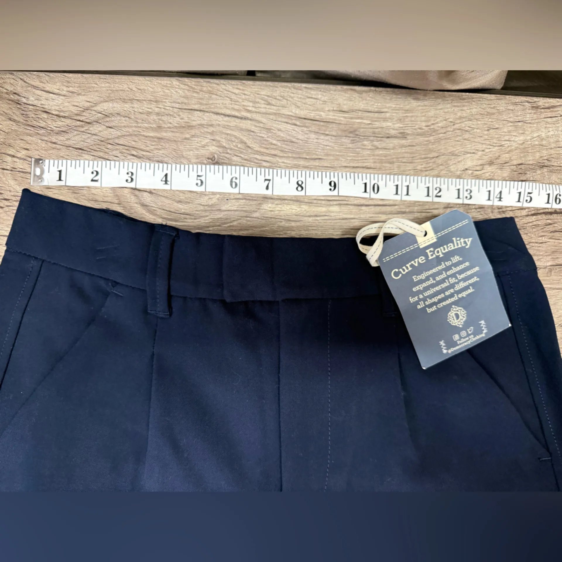 Democracy Ab"solution Skyrise Side Panel Extended Tab Trouser size 8P - Image 6