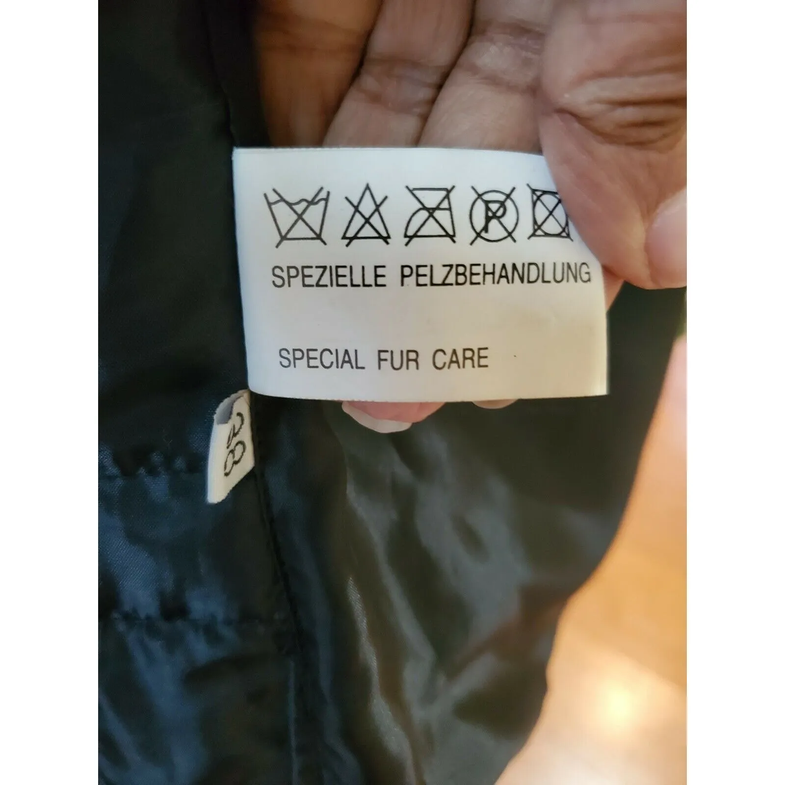 Topshop Faux Fur Black Fringe Detail Vest Size 8 - Image 12