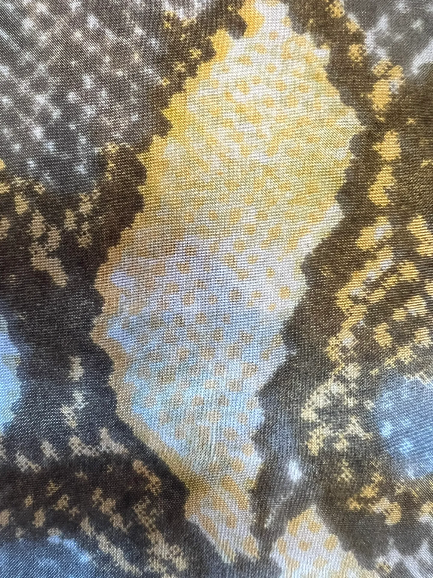 Chico’s | ladies snake print rectangular silk scarf  - Image 12