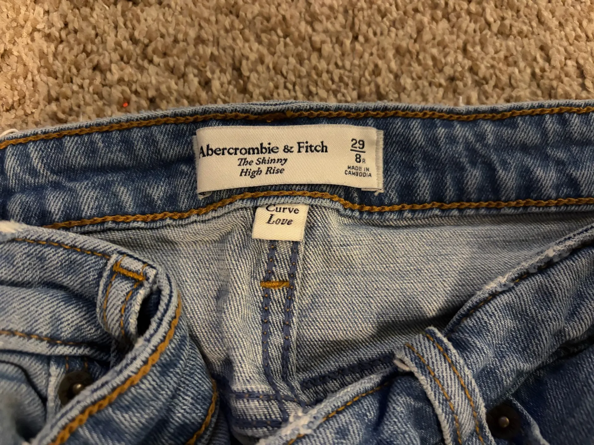 Abercrombie Skinny High-Rise Jeans - Image 3