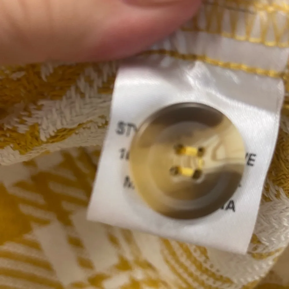 Jodifl Shacket size 1xYellow/gold and white plaid - Image 10