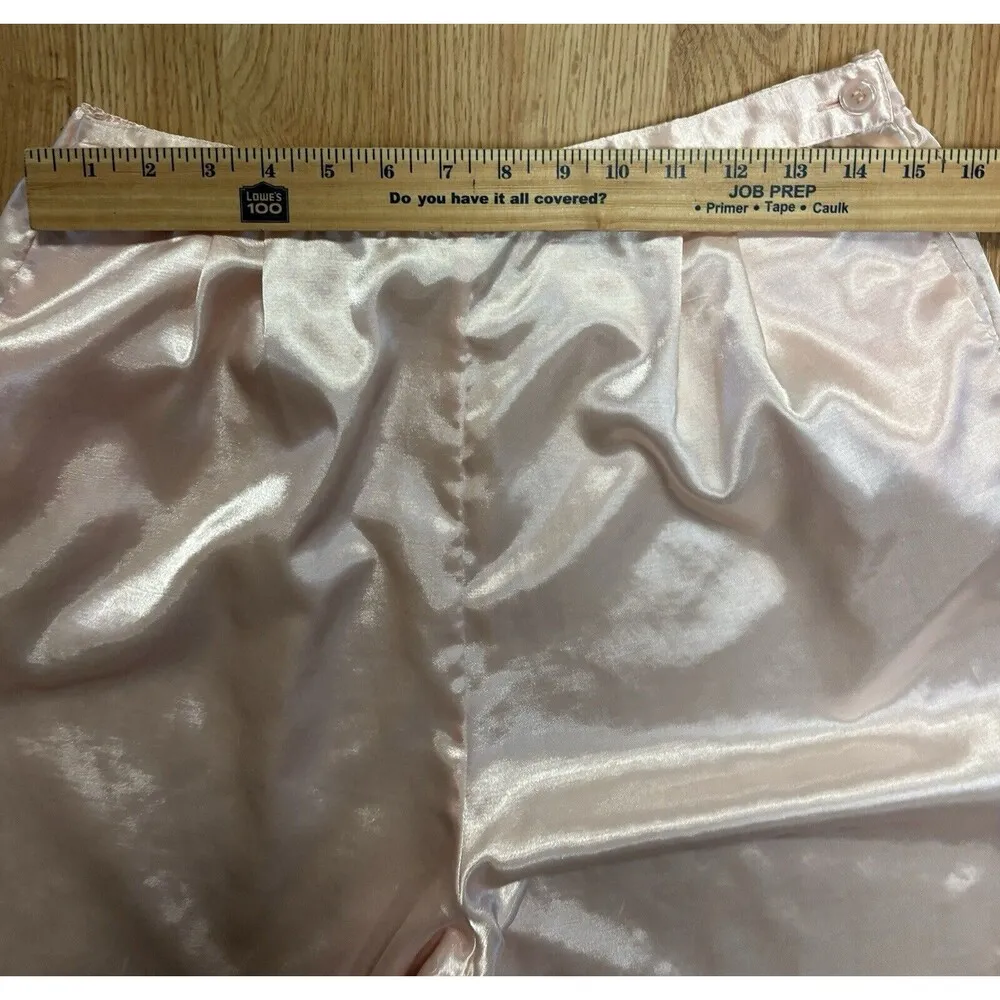 Vtg Victoria’s Secret Pink/Lace Pajama Button Down Shirt SHOULDER PADS Size Med - Image 13