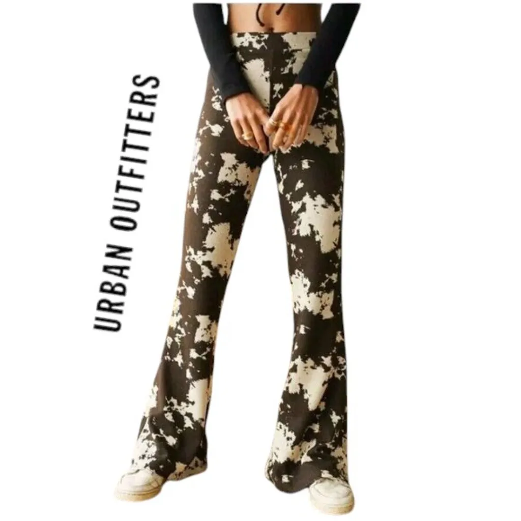 Urban Outfitters Abstract Wide-Leg Pants | High-Waisted | womens Size Medium - Image 12