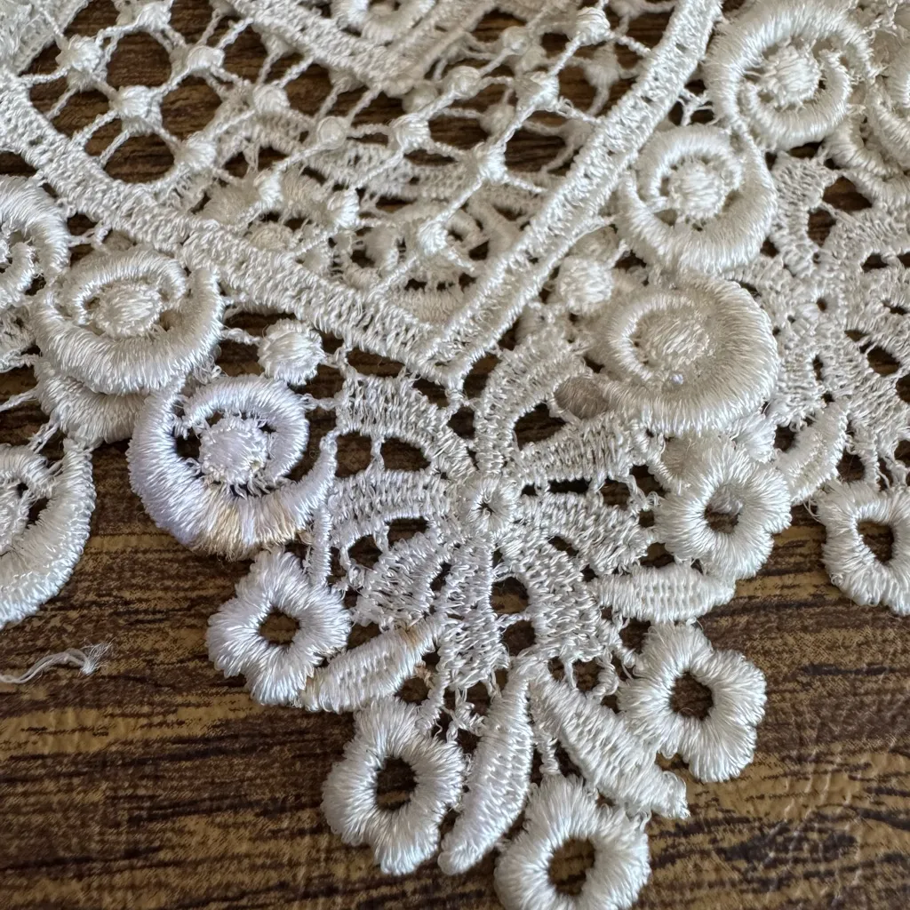 Vintage 80s Jessica McClintock Lord & Taylor Pink 100% Silk‎ And Lace Top Size 6 - Image 12