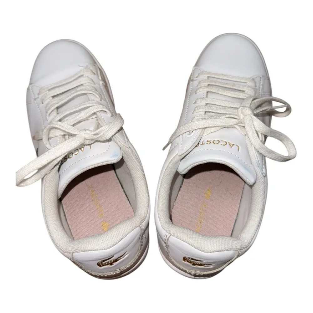 Lacoste White Sneakers Low-Top Leather Design - Image 3