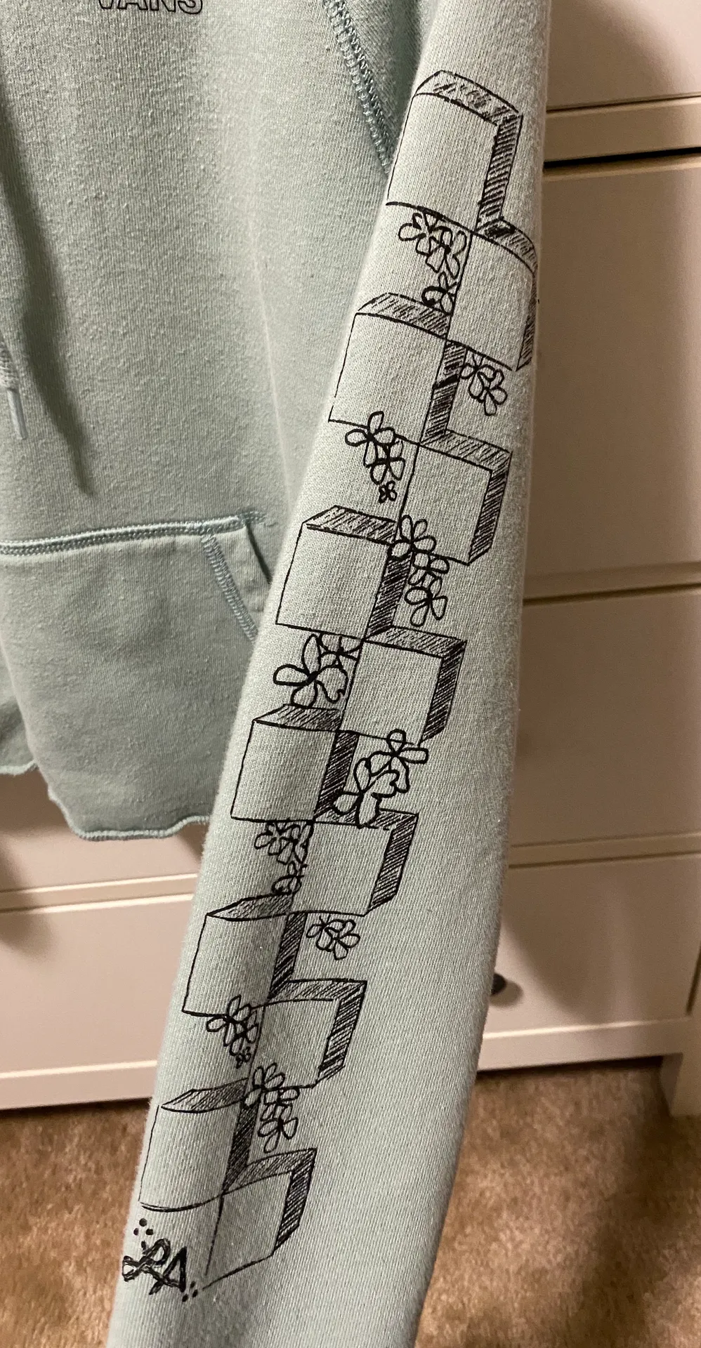 Vans Cropped Sweatshirt - Image 3