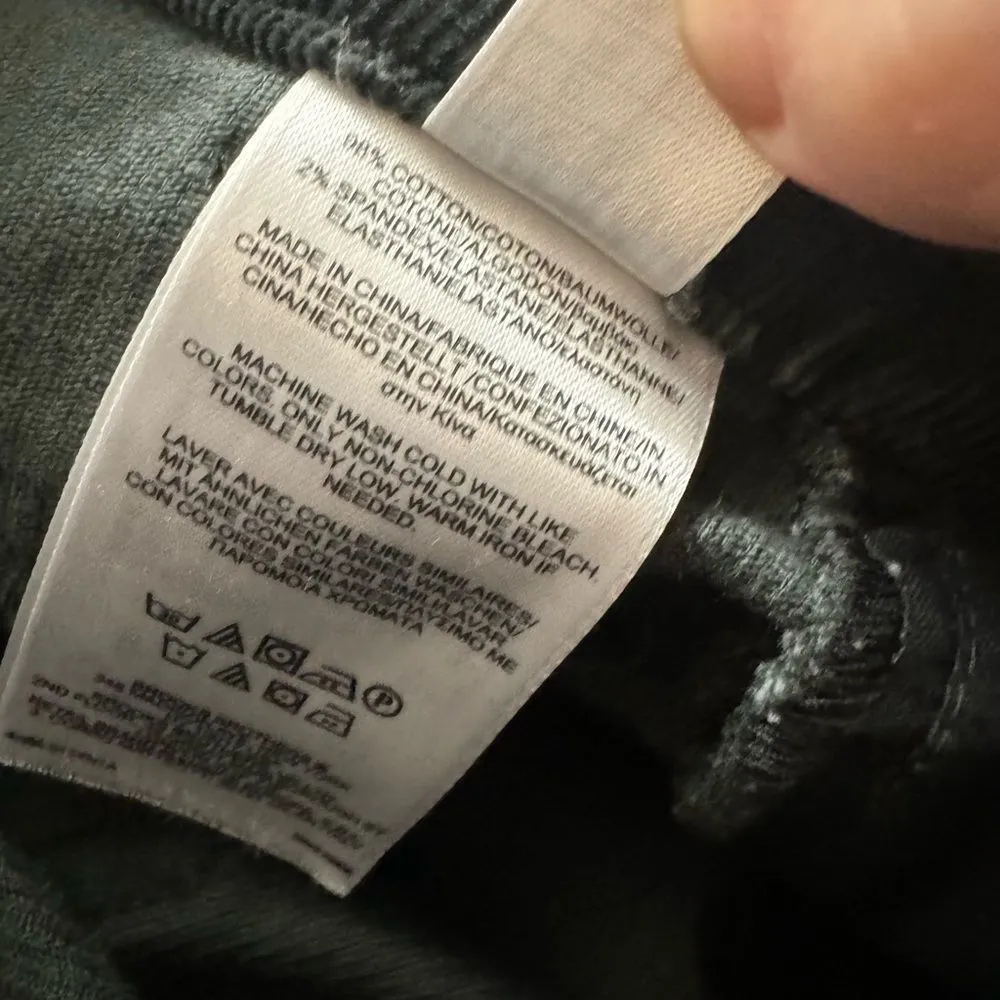 Brooks Brothers Black Corduroy Pants Women’s Size 8 Stretch Classic Fit - Image 5