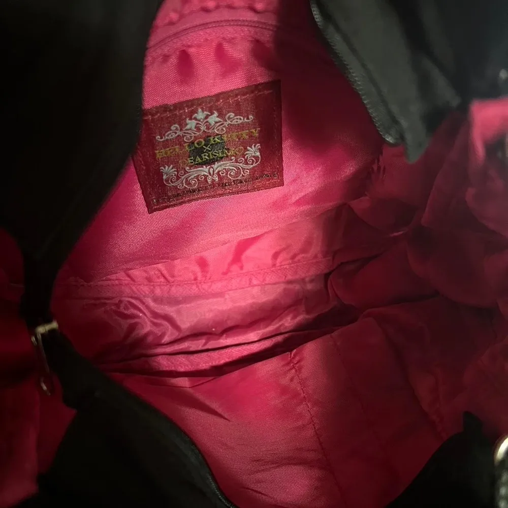 Sanrio Hello Kitty X Dearisimo collaboration cheetah print canvas bag - Image 3