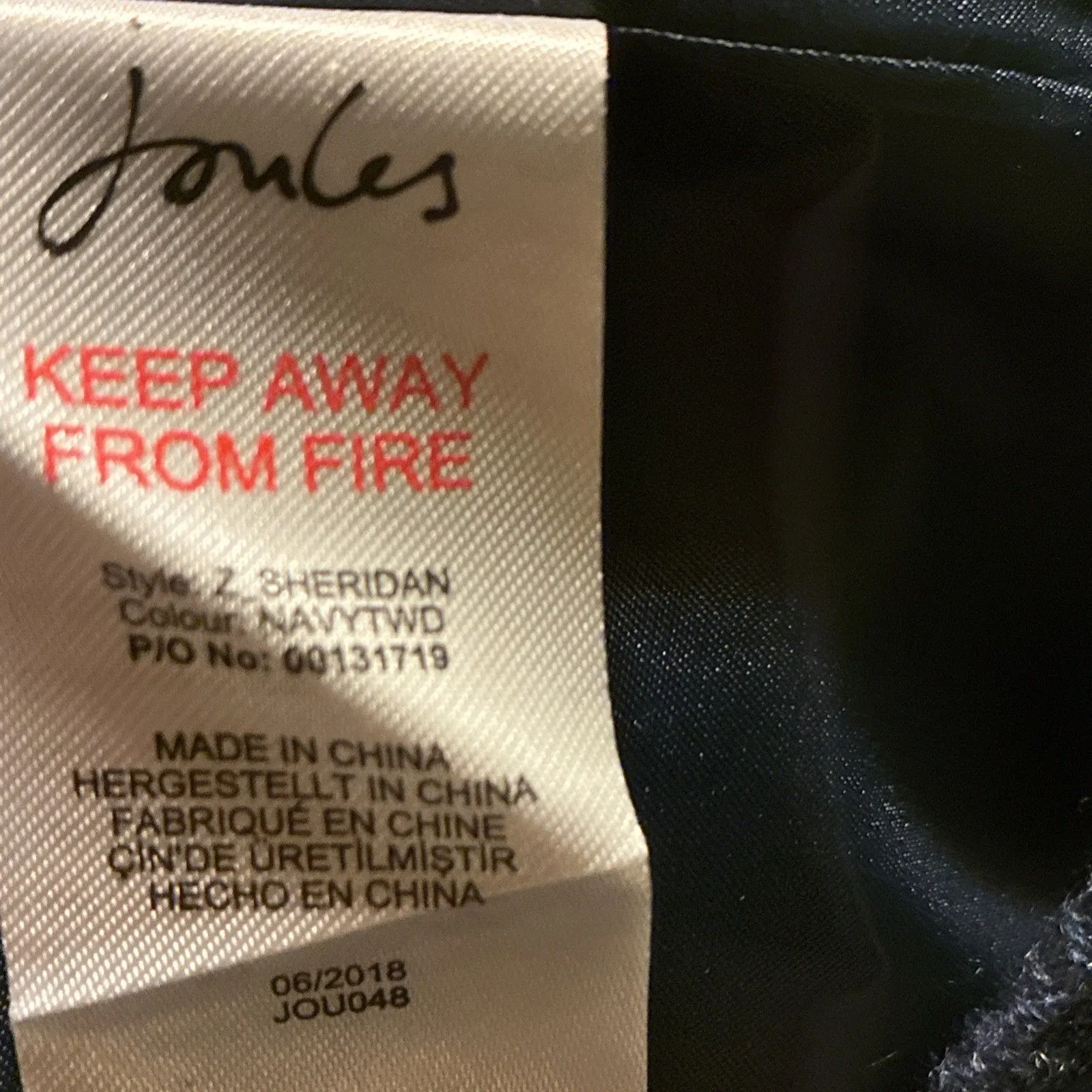 New Joules Women’s Plaid Wool Winter Preppy Check Blue Knee - Image 6