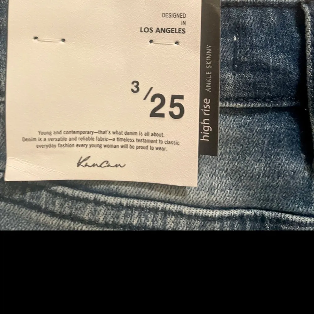 Kancan High Rise Skinny Ankle Jeans Size 3/25 - Image 7