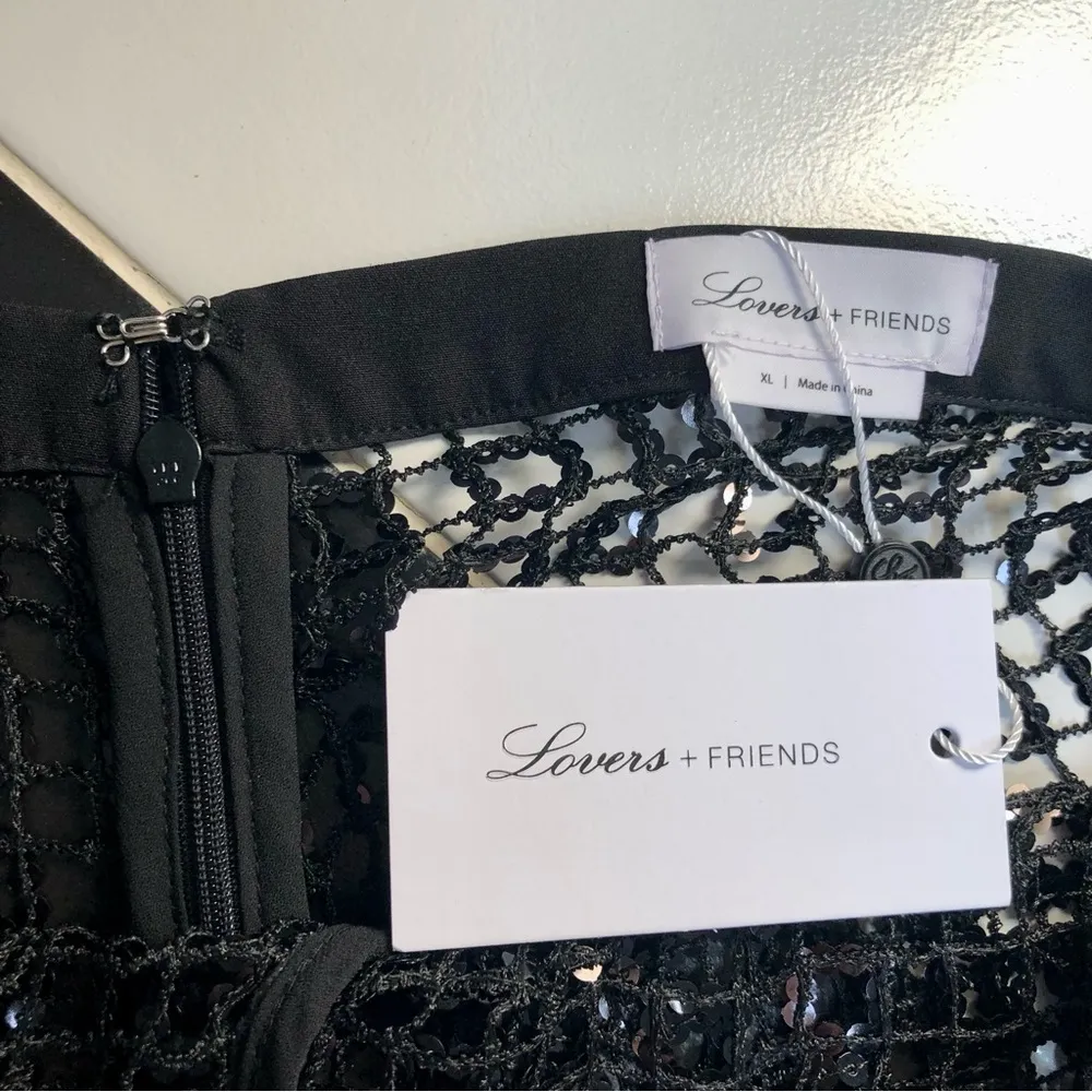 NWT  Bliss Sequin Sheer Pants Paillette Sequins Mesh Netting XL - Image 10