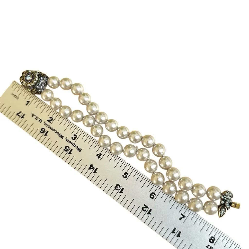 Heidi Daus Glittering Guardian Fu Dog Pearl Bracelet - Image 8