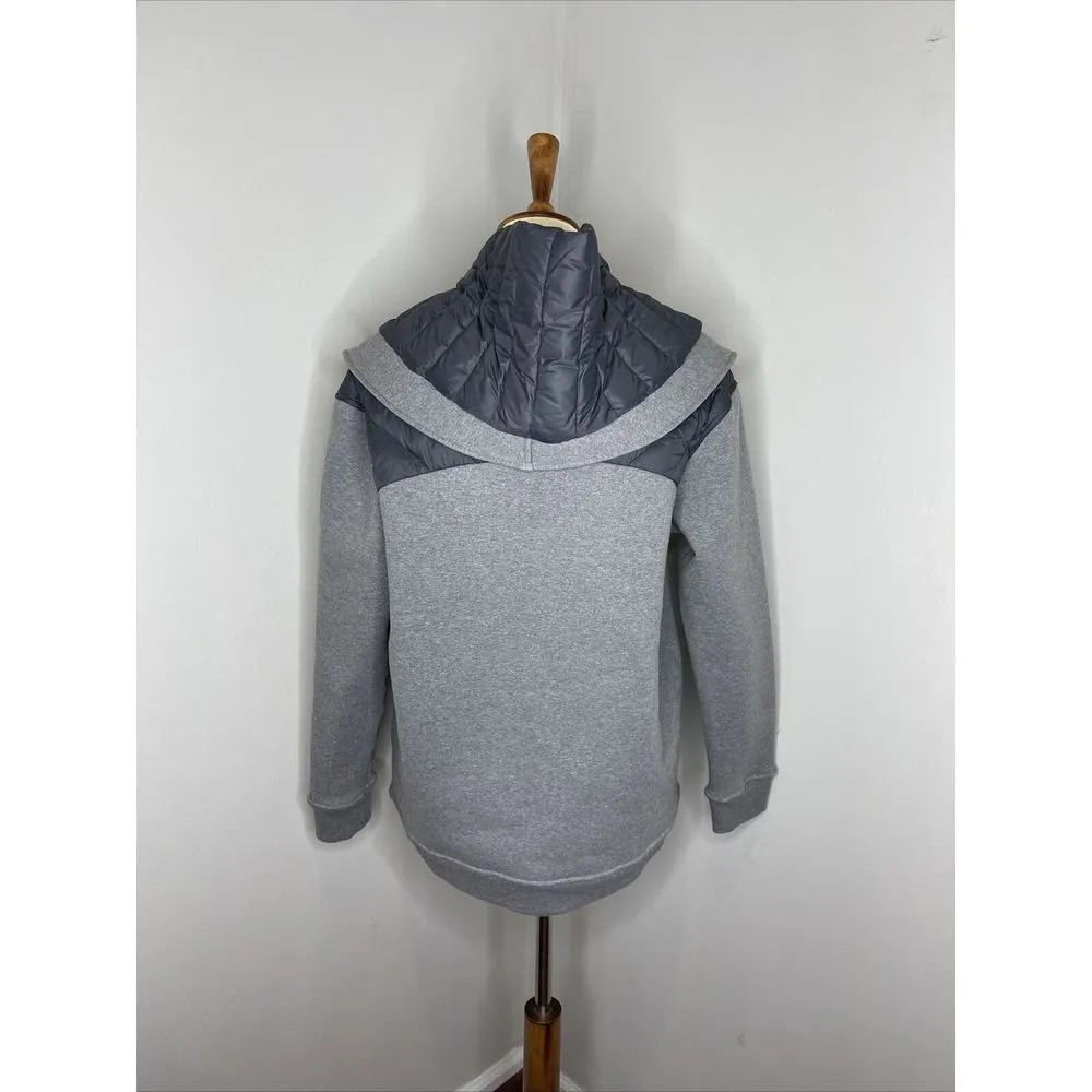 Kit and Ace Liberty Jacket French Terry Puffer Size 8 Grey Black Gray - Image 3