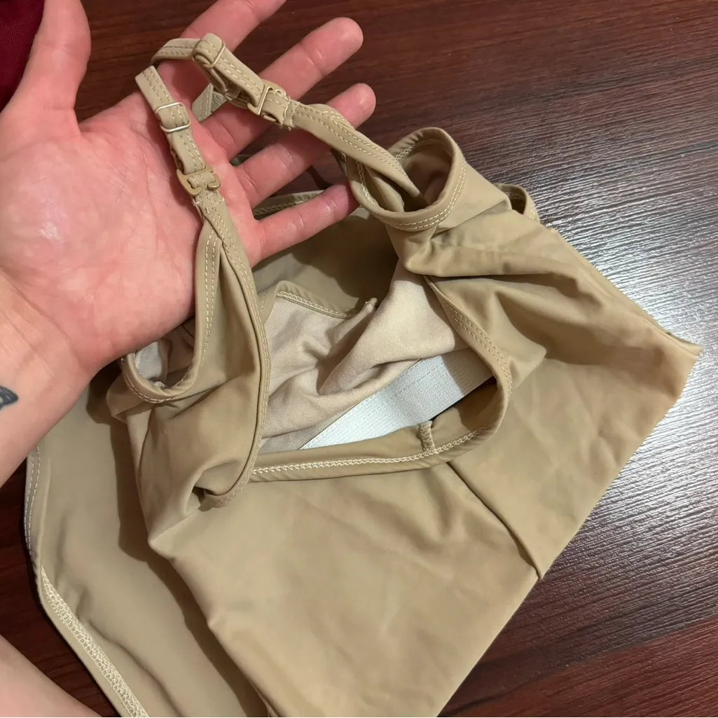 Theatricals Tan Ballet Dance Bodysuit Leotard Medium - Image 3