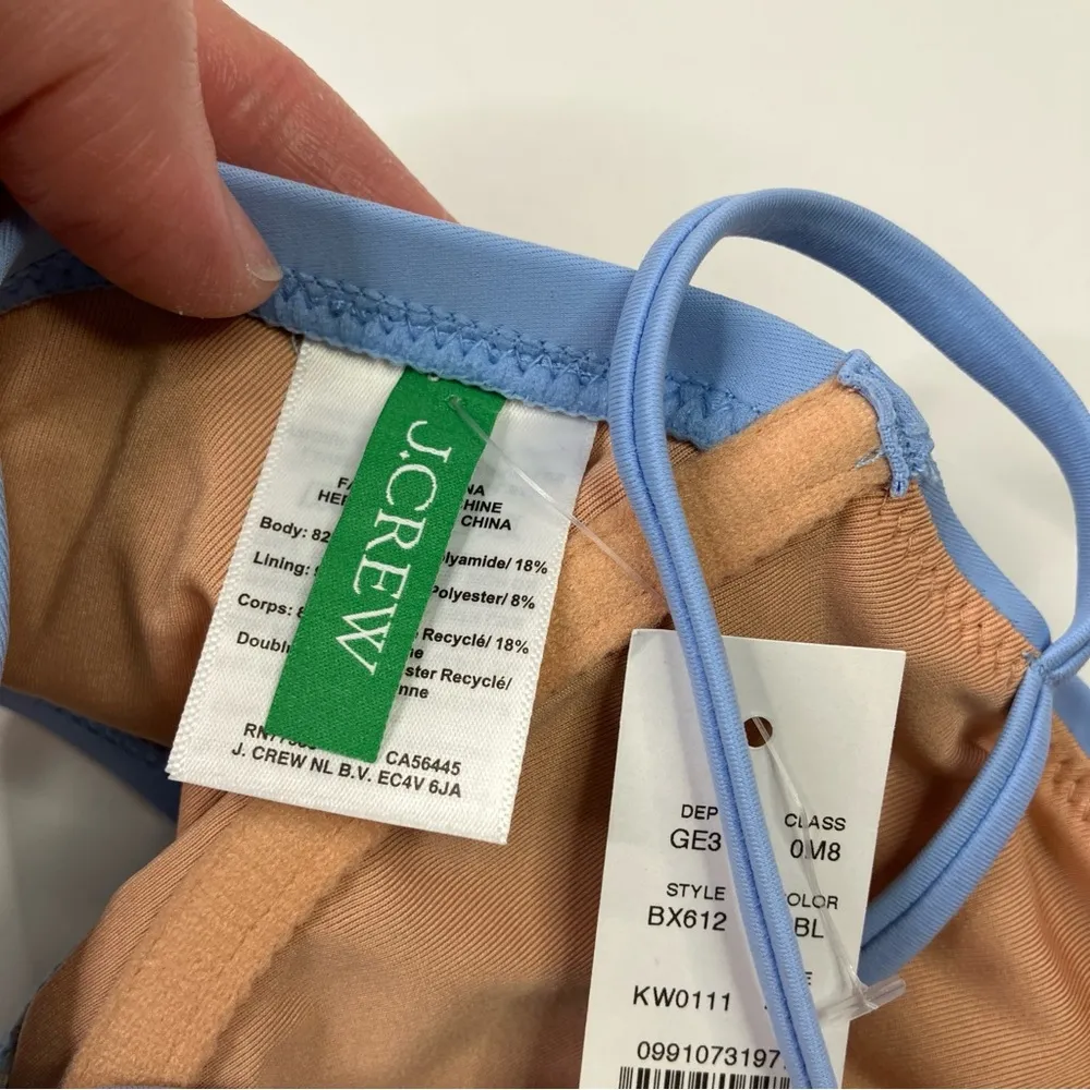 J. Crew | Light Blue Balconette Underwire Bikini Top 40D - Image 6