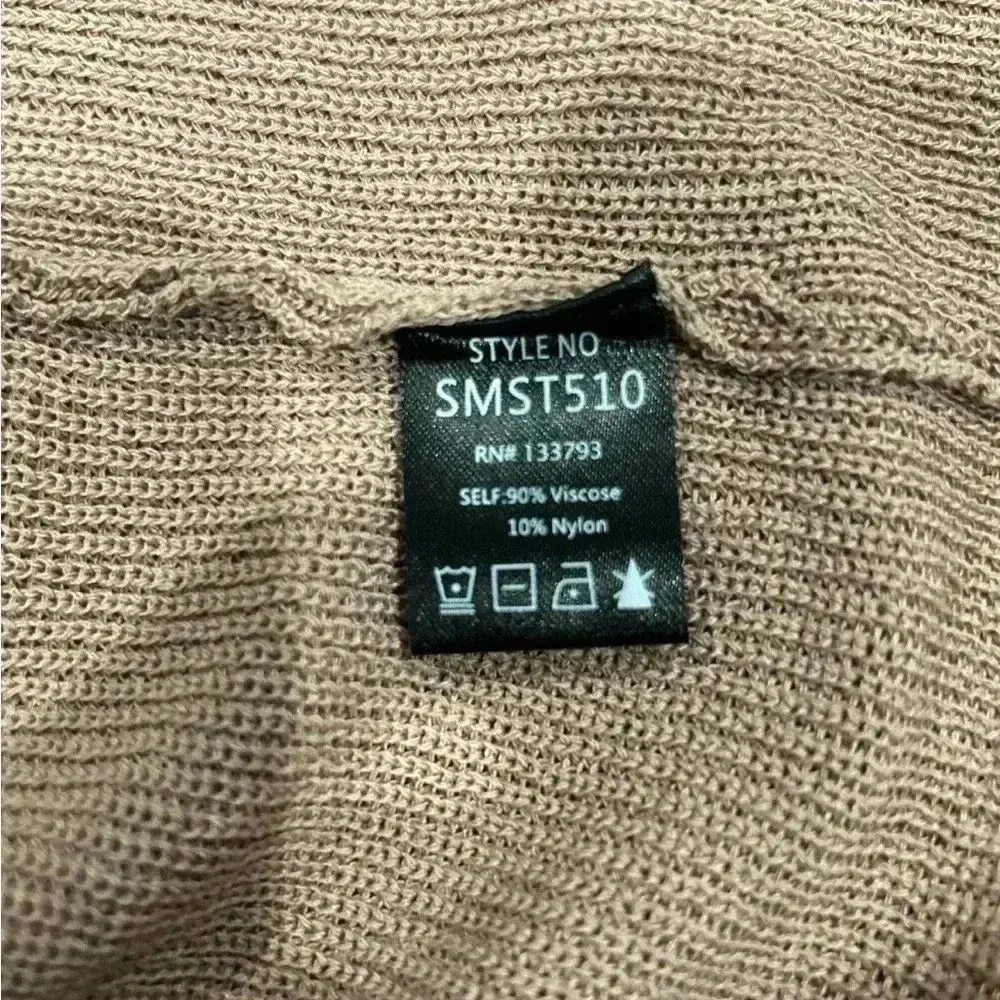 POL Plain Jane Long Basic Cardigan in Dusty Rose pink brown in size small - Image 4