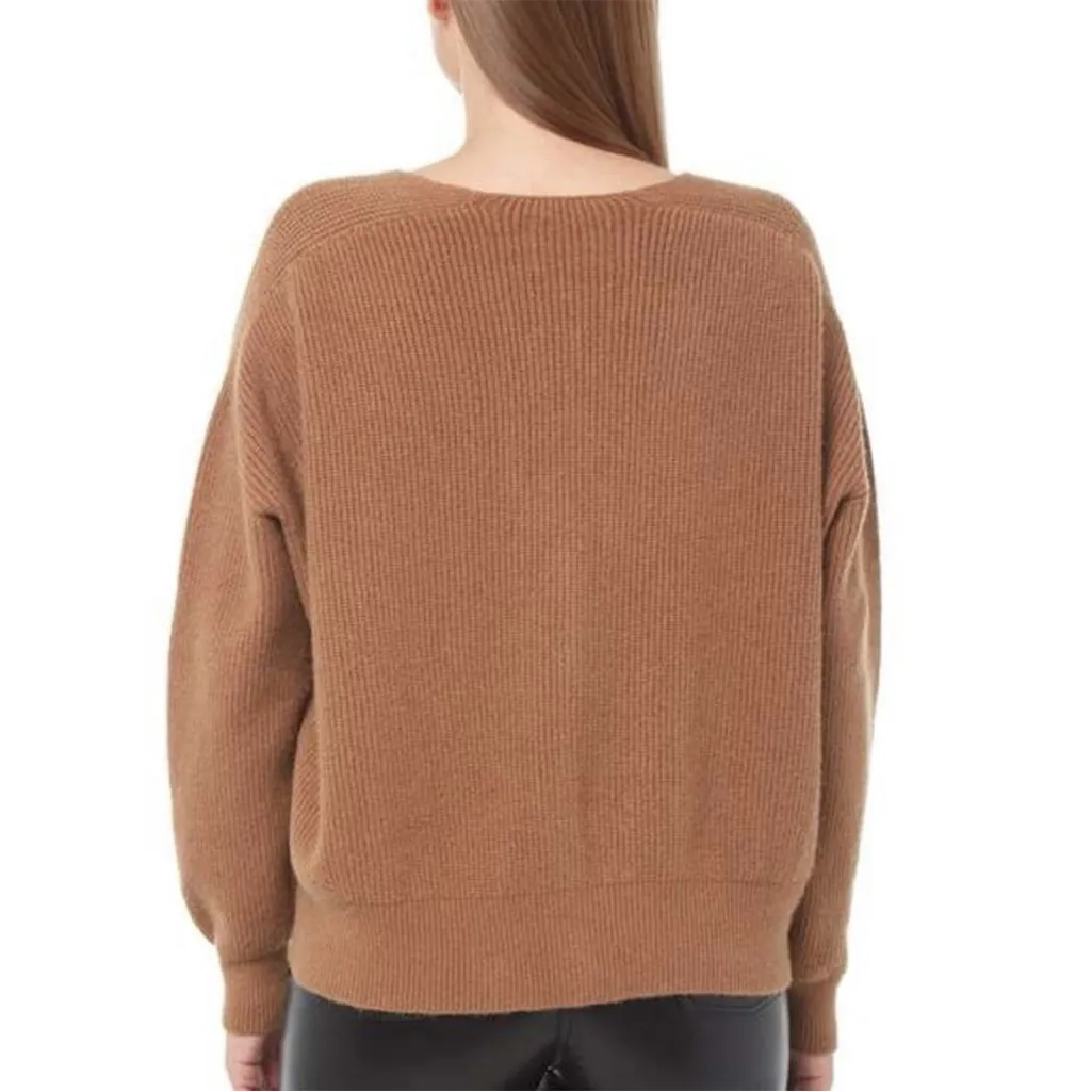 Apparis Andi Ribbed Cardigan in Camel Tan Brown OSFM One Size Fits Most Revolve - Image 4