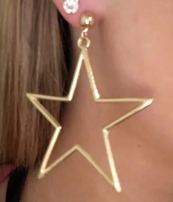 Star Hoop Earrings - Image 3