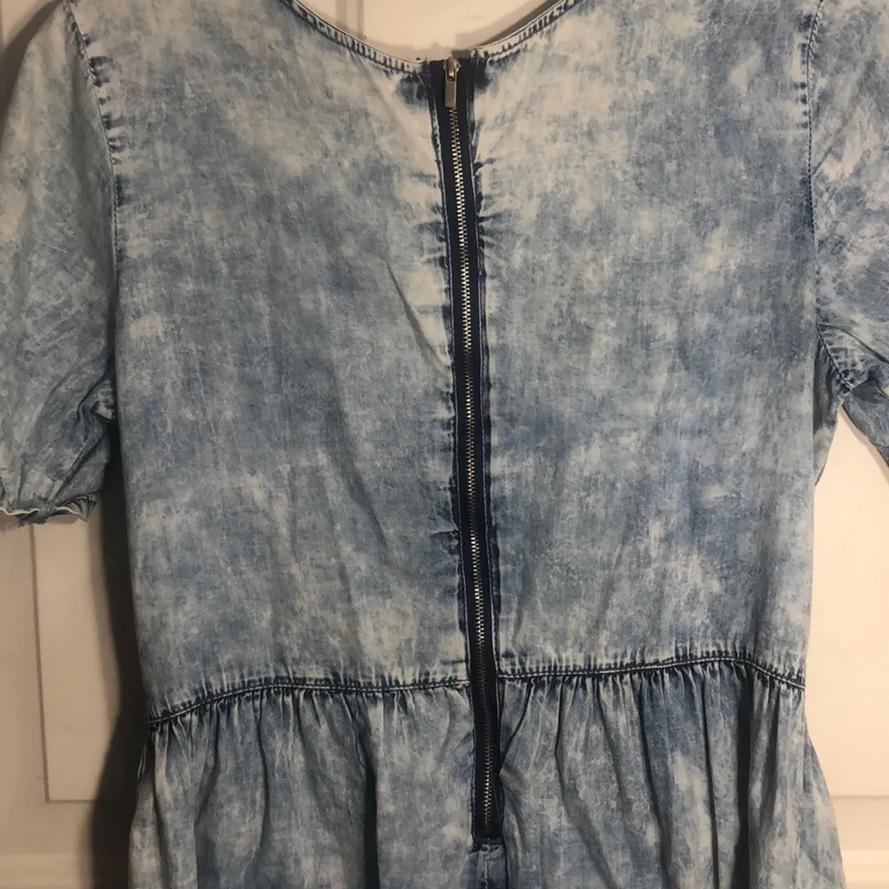 Denim Co. acid wash short sleeve dress - Image 6