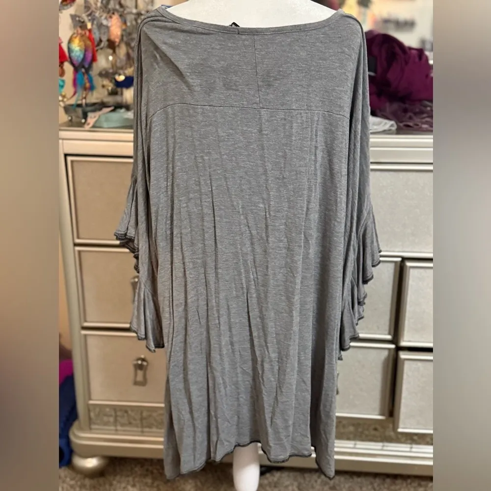 Cha‎ Cha Vente gray blouse Size 3X - Image 4