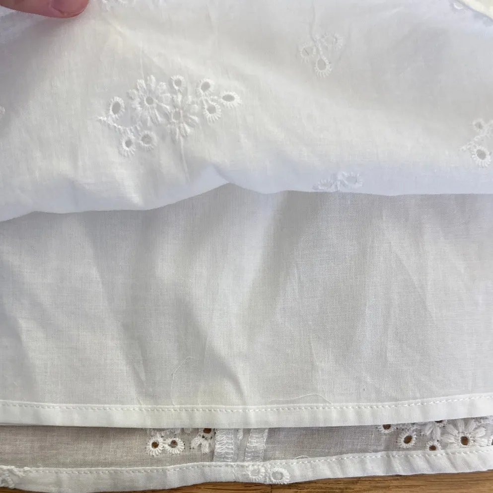 White Fox Mini Dress Sleeveless Hard To Love Size M White - Image 3