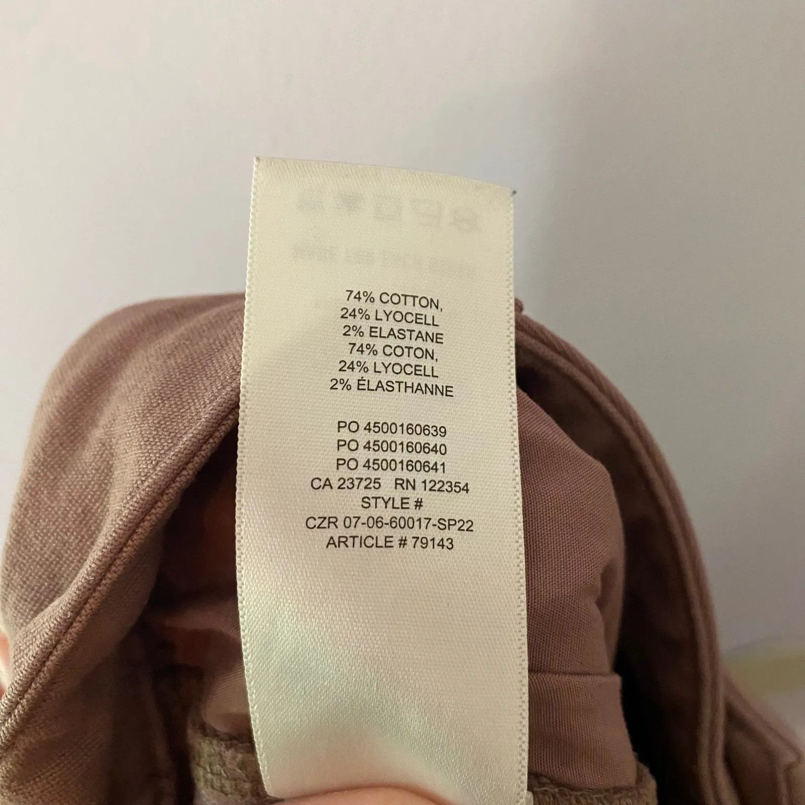 Aritzia Wilfred Brown Brennan Cargo Pants High Waisted Utility Women's size 8 - Image 11