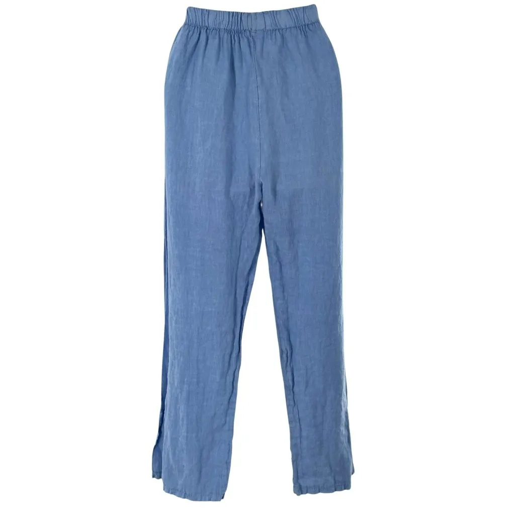 SUN & FLY Italian Blue 100% Linen 2 - Image 6