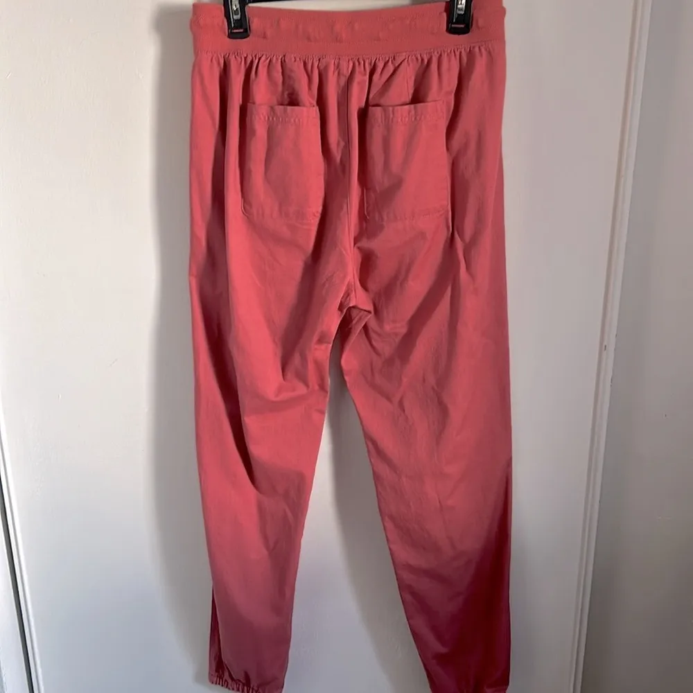 GAP Women’s Cotton Twill Pink City Utility Joggers Lounge Everyday Style Pants - Image 4