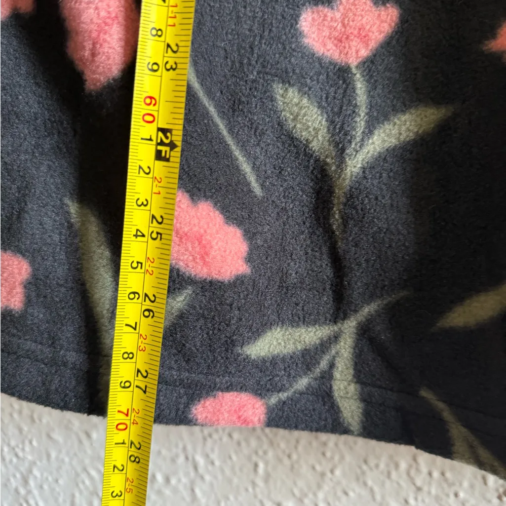 O’Neill XL Floral Fleece Hoodie Pullover Jacket - Image 10