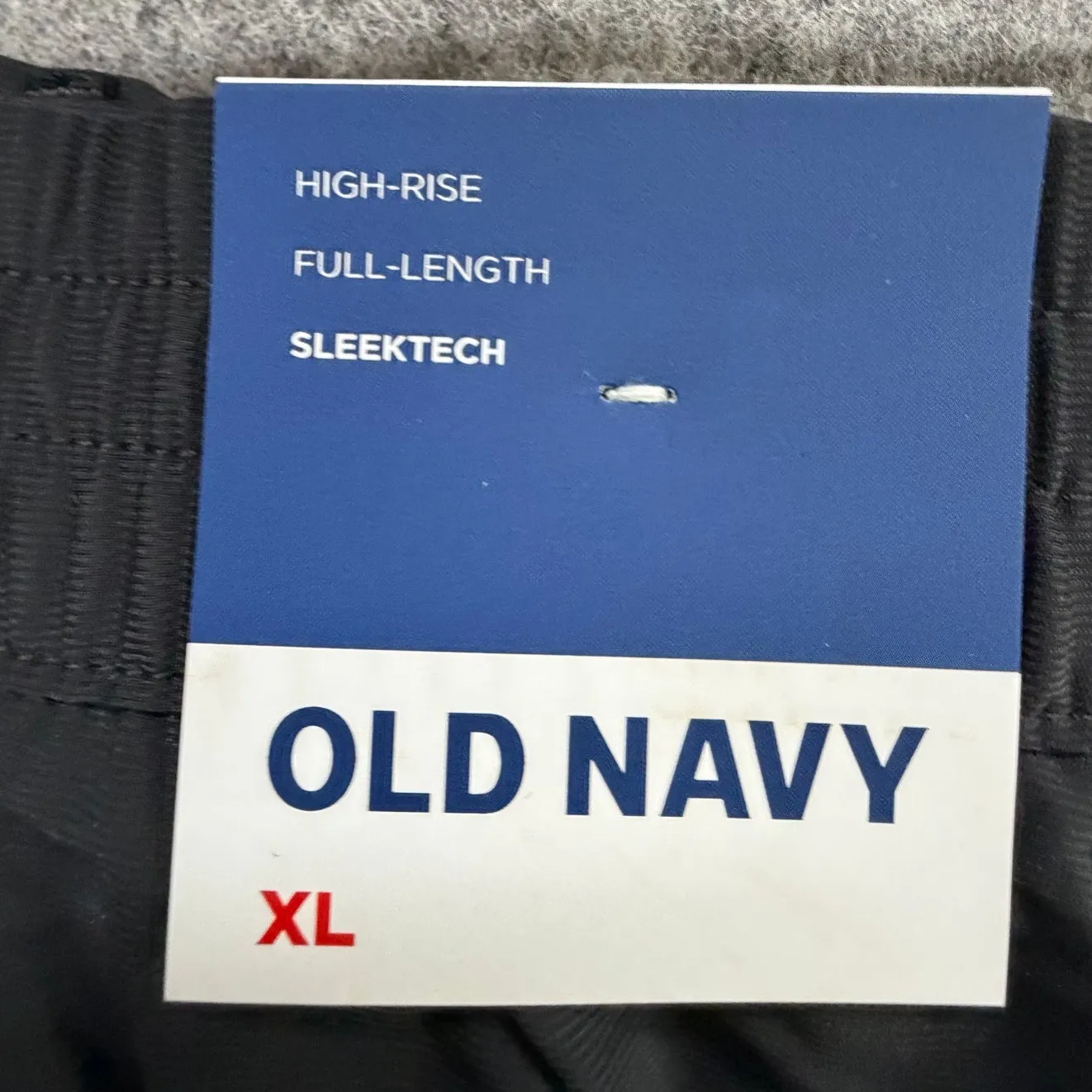 Old Navy SleekTech Trouser Pants Womens XL Black High Waisted Travel Ready NEW - Image 11