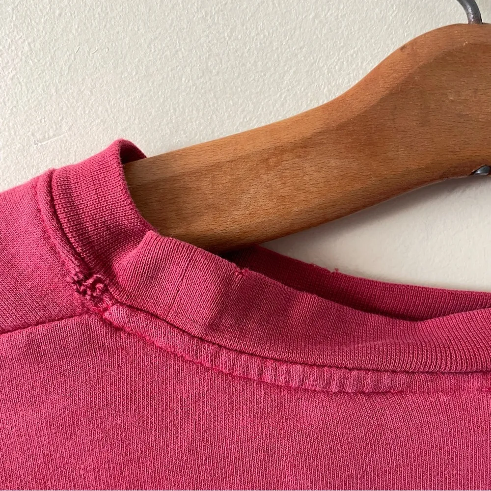 Vintage y2k Red  Cropped Sweatshirt - Image 4