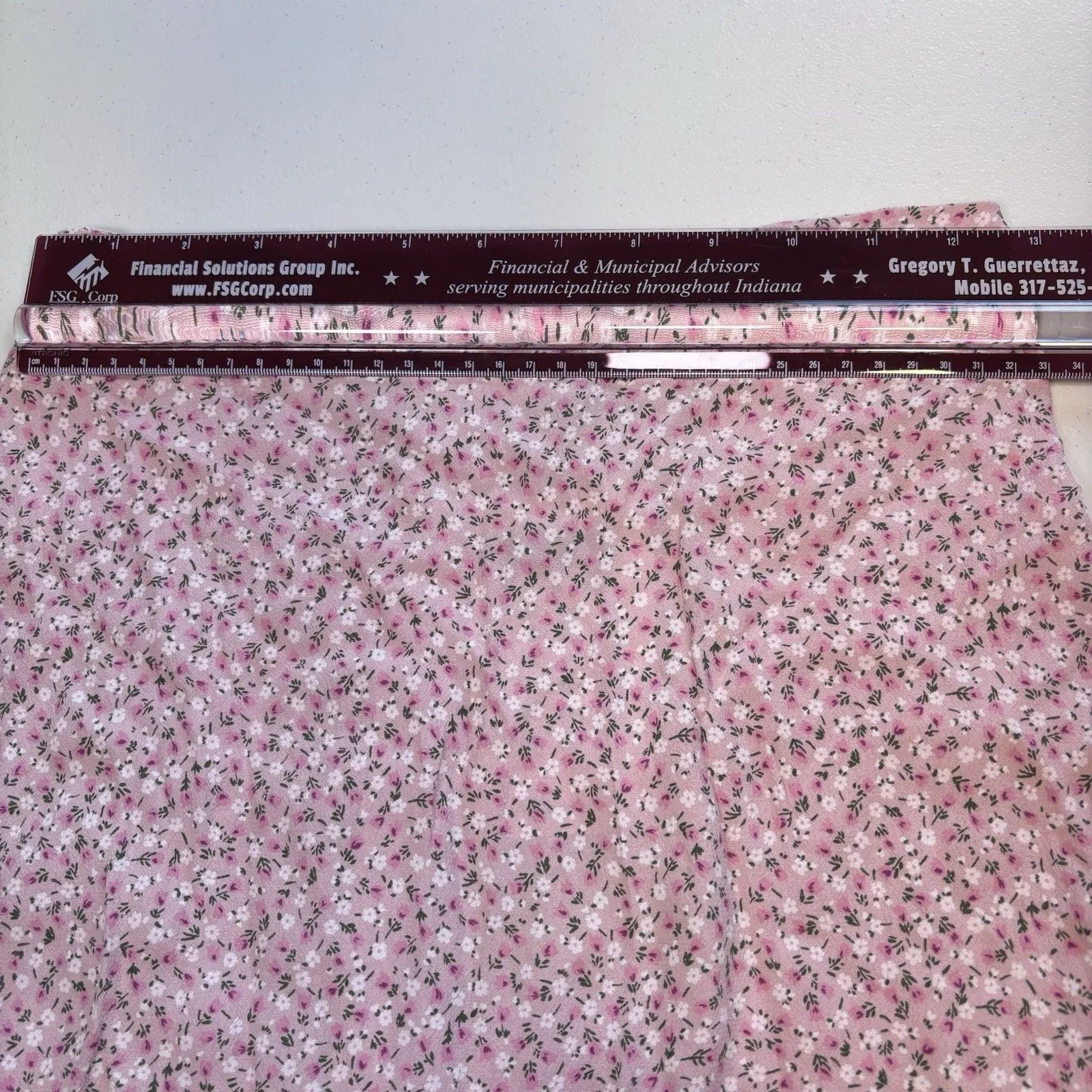 Brandy Melville Pink Floral Cara Mini Skirt  Size 3 Ruffled Mini -Made Italy NWT - Image 6