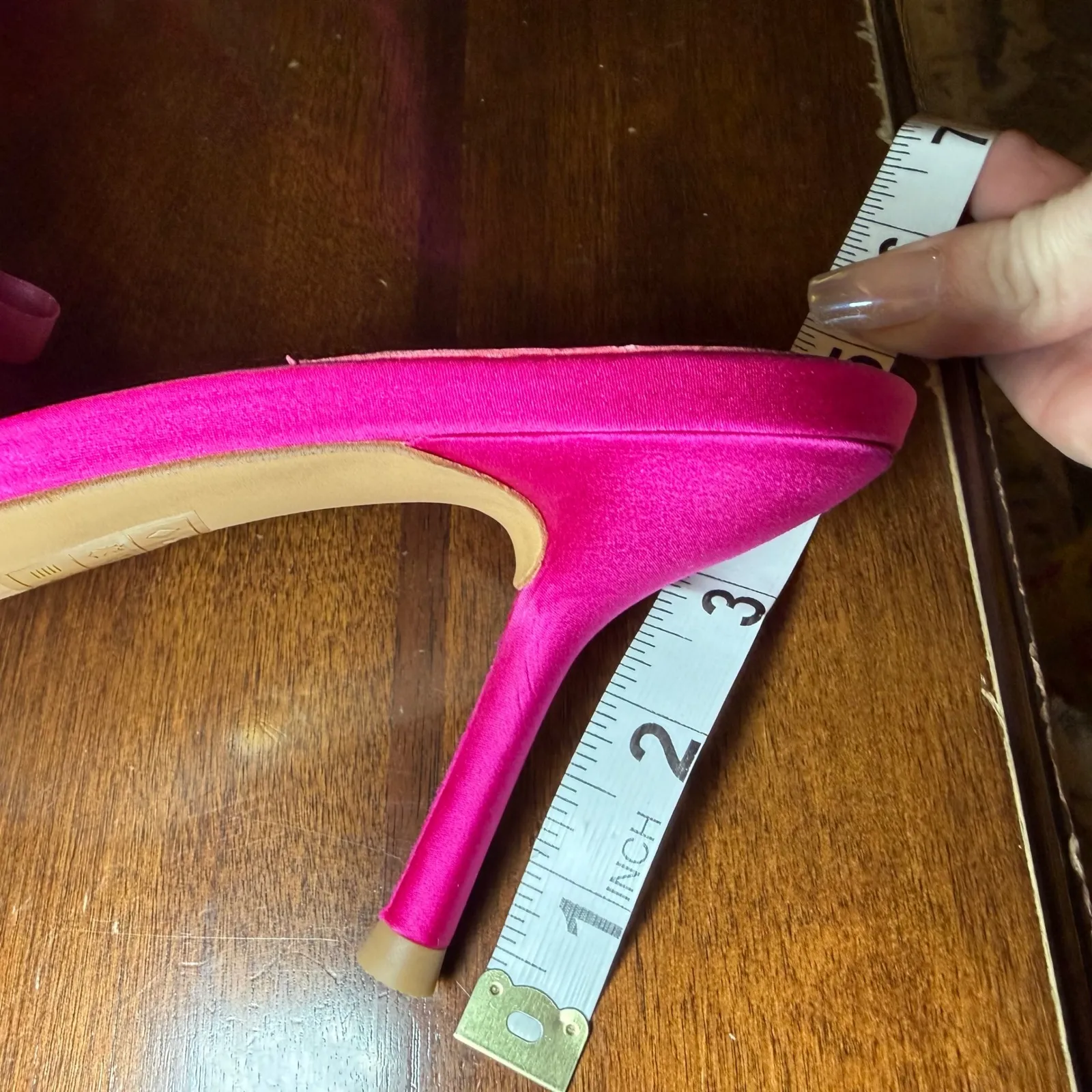 Jeffrey Campbell Free People Hot Pink Satin Bow Rhinestone Party Crasher Heel 11 - Image 11