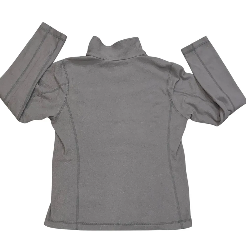 Patagonia Women’s Gray Micro D Quarter Zip Fleece Pullover size Medium - Image 4