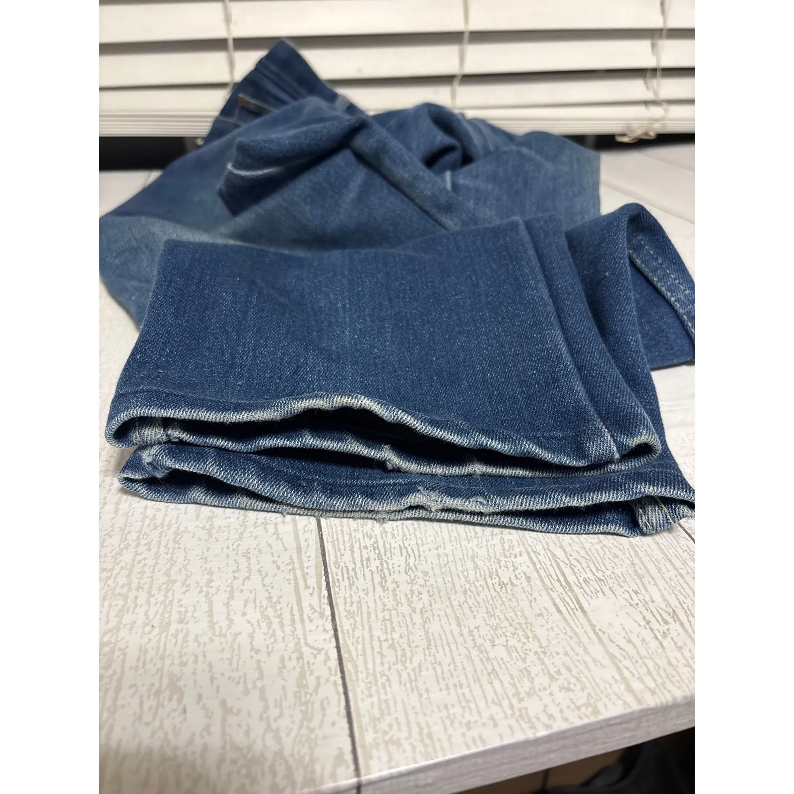 Vintage Chic Jeans Waist 36 Short Length Retro Estimating 18 Blue - Image 10