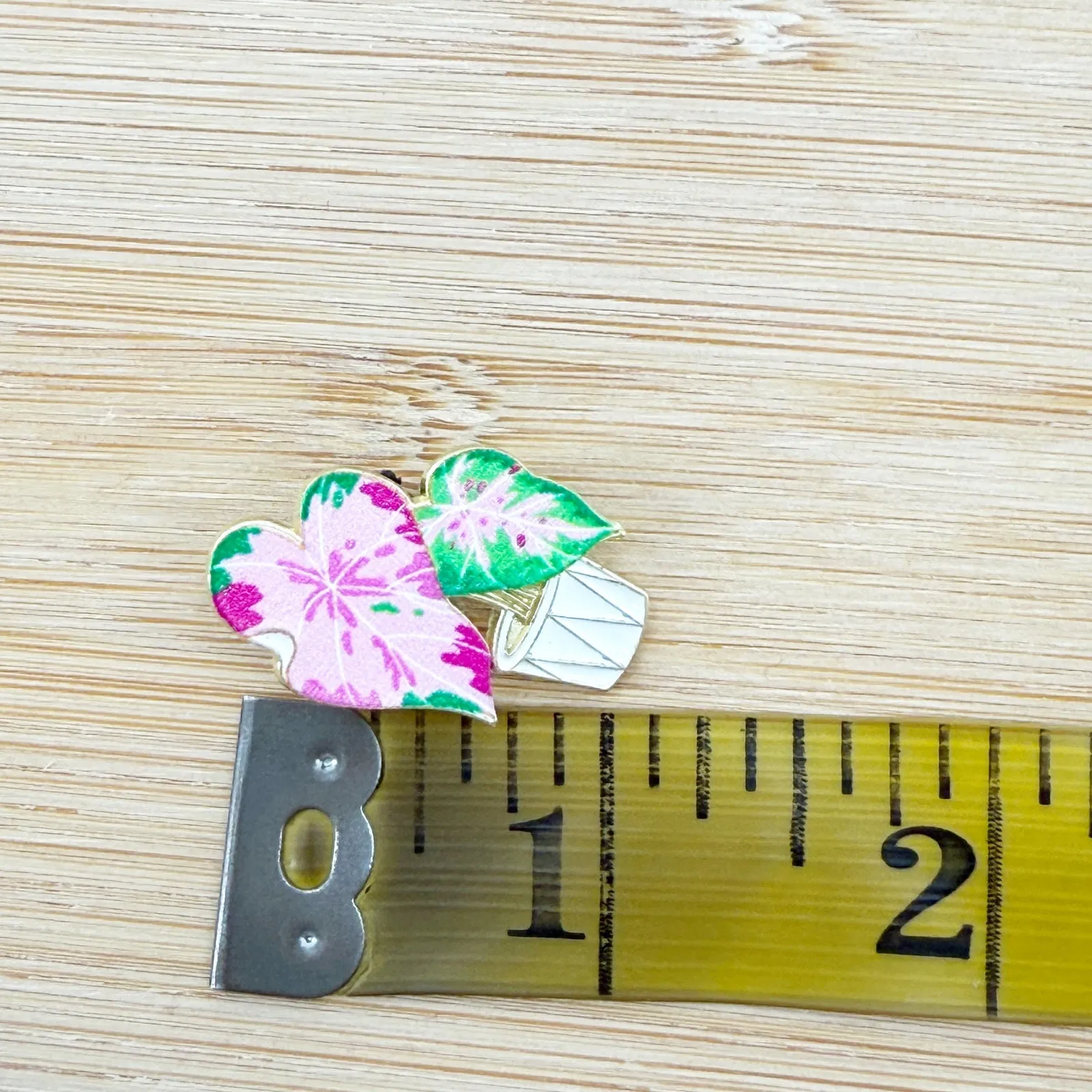 Pink Potted Plant Enamel Pin, Cute Houseplant Pin Badge, Plant Lady Gift - Image 4