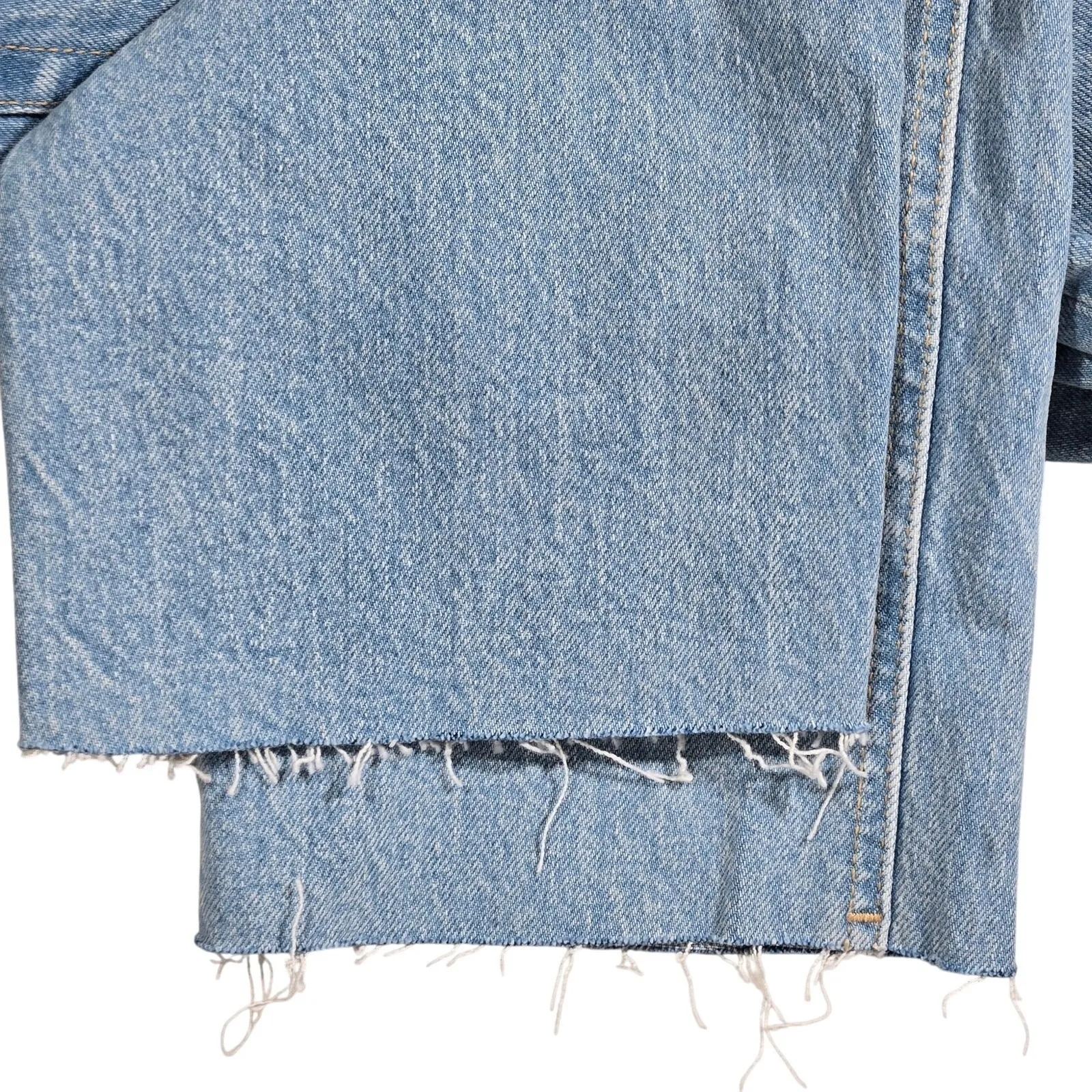 Topshop Straight Leg Jeans W29 L32 Light Wash Denim Made‎ in Turkey - Image 7